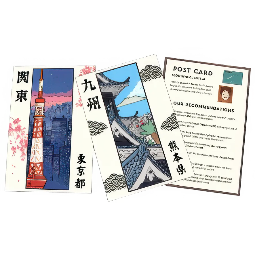 Postcards set